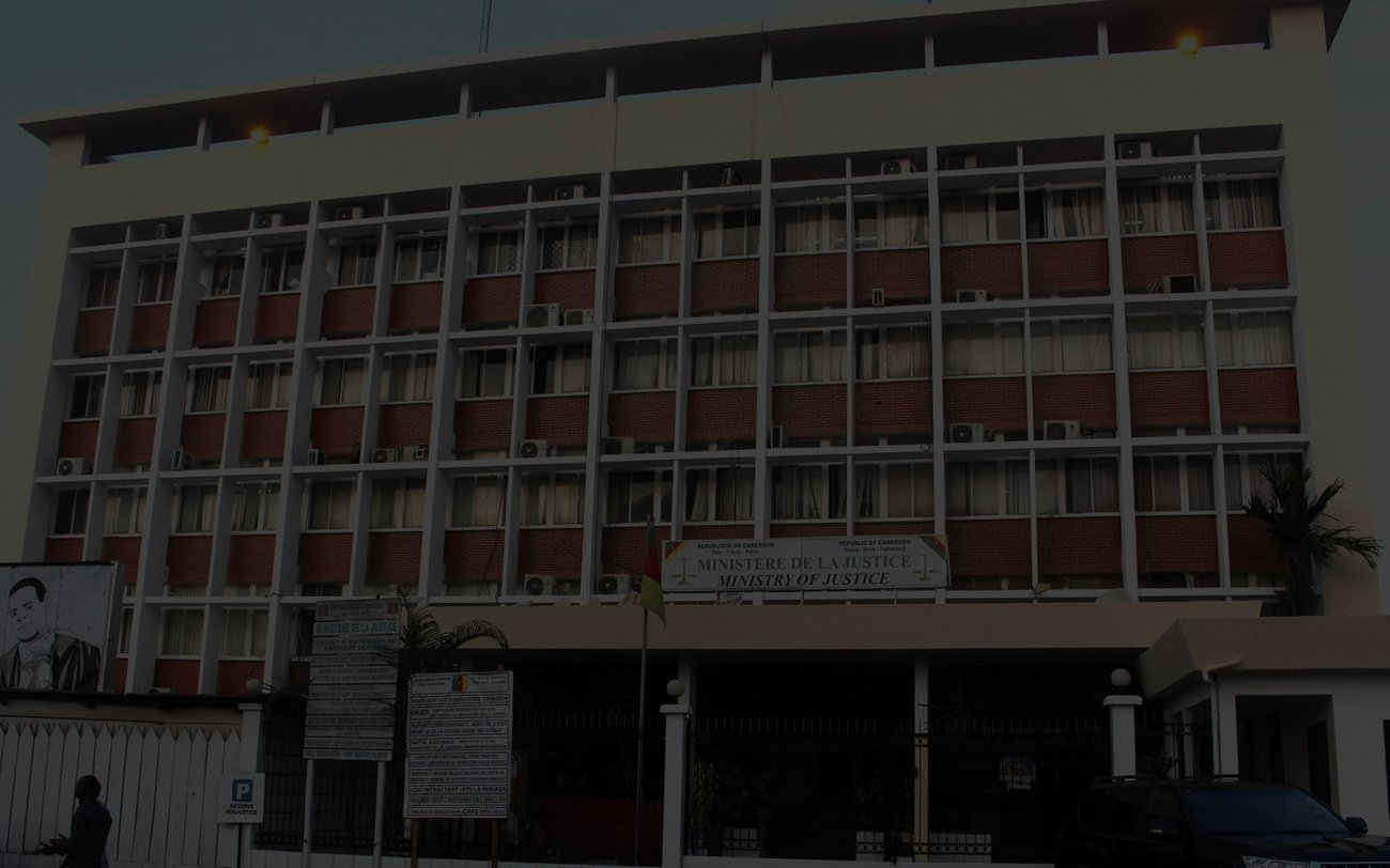 Le Ministère de la Justice du Cameroun, à Yaoundé